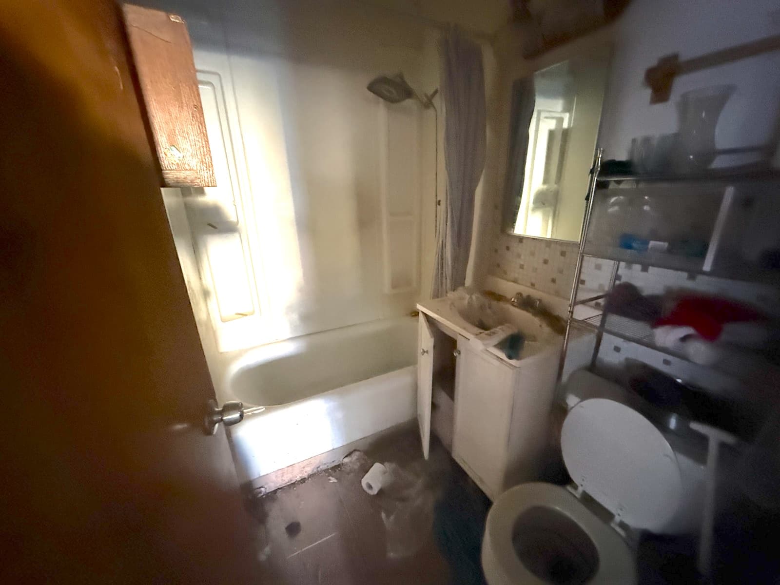 Bathroom, before renovation